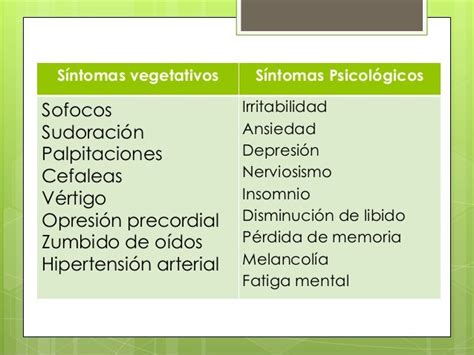 sintomas vegetativos que son
